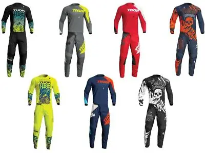 Thor MX Sector Atlas / Edge / Gnar Youth Jersey & Pant Combo Set ATV Riding Gear • $67.43