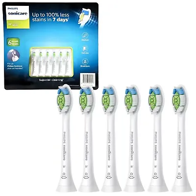 Philips 6 X Sonicare W2 Optimal White Clean Standard Toothbrush Replacement Head • $59.99