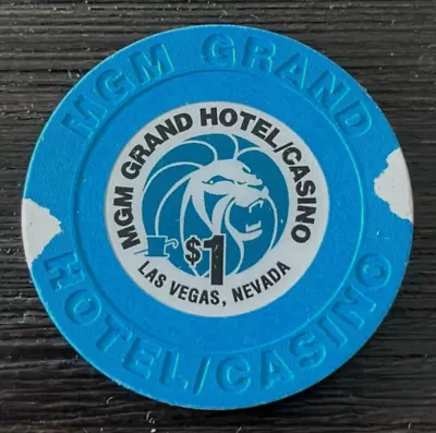 MGM Grand Hotel & Casino The Strip Las Vegas NV $1 Casino Chip • $2.75