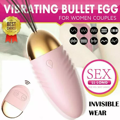Wearable Vibrator G-Spot Bullet Egg Wireless Remote Control Sex Toy For Women AU • $8.95