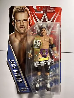 WWE Action Figure Zack Ryder Smack Down With World Heavyweight Championship Belt • $30