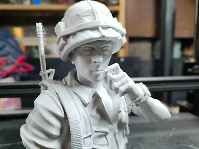 Vietnam Soldier Bust 5.9in Heigh Unpainted DIY Model Kits Military • $29.50