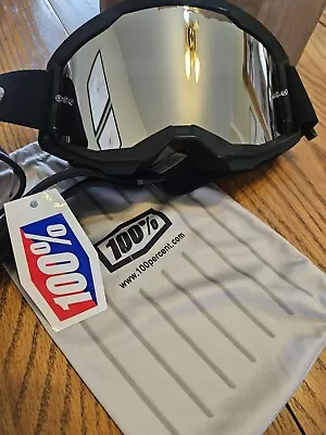 100 Percent Goggles Chrome • $20