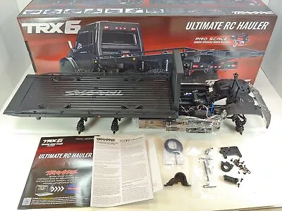 NEW Traxxas TRX-6 1/10 6x6 Ultimate RC Hauler Flatbed Tow Truck Roller + Shifter • $434.99