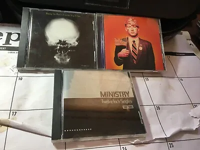 Ministry 3 Cd Lot Filth Pig + The Mind Is A Terrible Thing + Twelve Inch Singles • $19.99