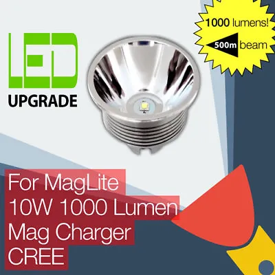 MagLite Rechargeable LED Conversion/upgrade Bulb Mag Charger Torch/flashlight • £35.95