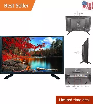 22-Inch LED HDTV With HDMI Input - Crisp 1080p Picture Quality - Netflix Hulu • $247.99