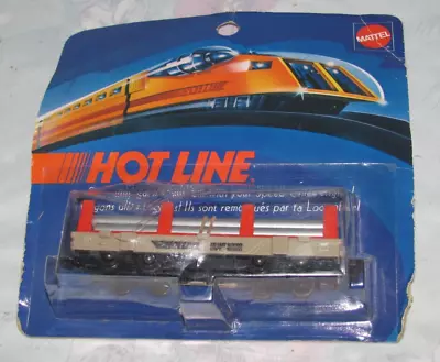 Vintage 1971 Mattel Hot Line Hotline Model Train Mad Flatter Cargo Car MOC New • $65.55