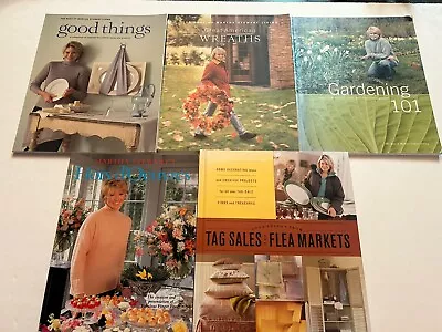 Lot Of 5 VTG Martha Stewart Books: COOK/DECORATE/GARDEN/CRAFTS/CREATE • $29.90