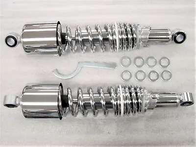 Kawasaki VN1500 VN1600 Vulcan Nomad Drifter 13.25  Dual Spring Chrome Shocks  • $189.99