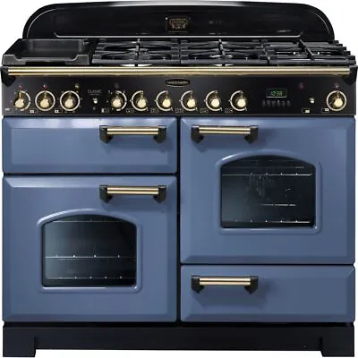 Rangemaster CDL110DFFSB/B Classic Deluxe 109cm Dual Fuel Range Cooker 5 Burners • £3219