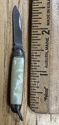 Vintage Miniature Folding Knife Souvenir 2.5” Open Cracked Ice 1960s • $12.95