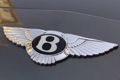 Genuine Bentley Black & White  B  Gel Badge - PS112105PA/3W0853679L • $62.37