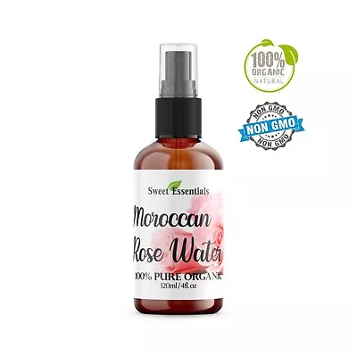 Organic Rose Water | 4oz Spray | Imported From Morocco | 100% Pure No Additives • $12.99