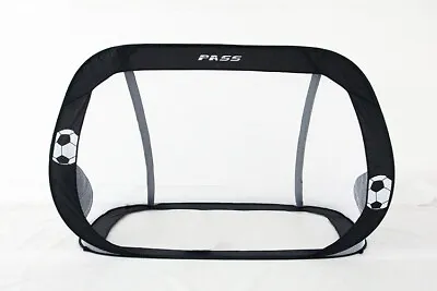 PASS 5x3 Ft Black Portable Soccer Goal SET With Carry Case. EZ FOLD+QUICK SETUP • $39.95