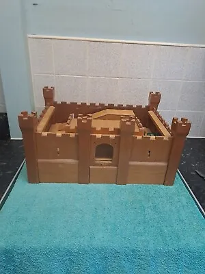 £65 • Buy Vintage  Wooden Castle Fort  - With Plastic Soldiers 