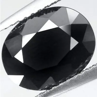 Natural Black Spinel 11x9 Mm Oval Cut Vvs  Aaa • $2.99