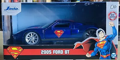 Jada 1:32  SUPERMAN  2005 FORD GT Diecast Model Car • $25