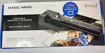 VuPoint Magic Wand Portable Scanner With Auto-Feed Dock (PDSDK-ST470-VP) • $58.99