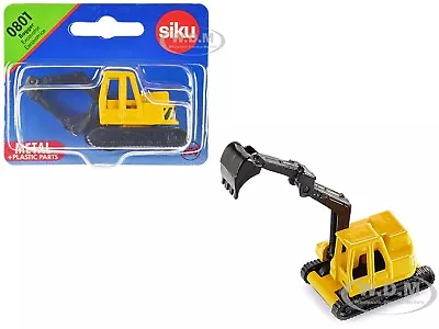 Excavator Yellow & Black Diecast Model By Siku 0801 • $4.99