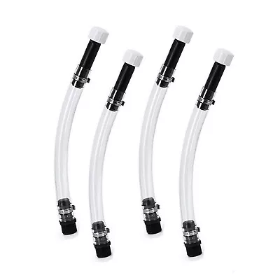 4 Pack Deluxe Fuel Jug Hose Filler Racing Utility Gas Can Kit VP Spout • $14.43