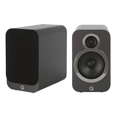 £199 • Buy Q Acoustics 3020i Bookshelf Speakers - Graphite Grey