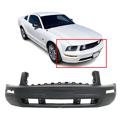 Primed Front Bumper Cover For 2005-2009 Ford Mustang  5R3Z17D957AAA FO1000574 • $132.31