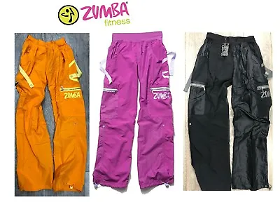 Ladies Teen Girls Zumba Fitness Cargo Combat Pants Trousers Dance Jazz Funky NEW • £9.89
