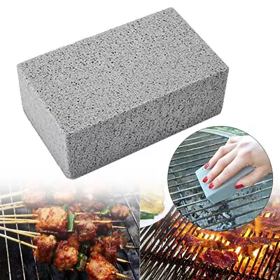 BBQ Scraper Cleaning Stone Pumice Grill Kitchen Cleaner Brick Griddle Kit Block • $19.39