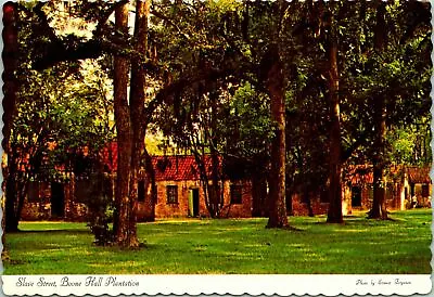 Mt Pleasant SC Boone Hall Plantation Slave Street Postcard Unused (18454) • $2.49