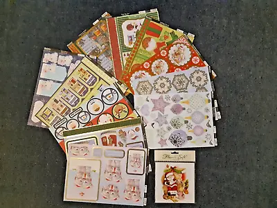 Kanban Die Cut A4 Papercraft Christmas Toppers And Decoupage Sheets • £4.99