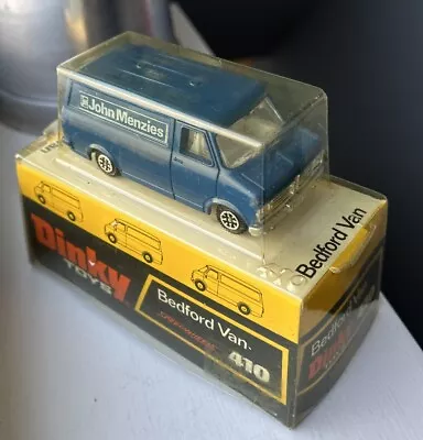 Dinky 410 Bedford CF Van Blue John Menzies Mint Still Sealed In Bubble Pack • $62.20