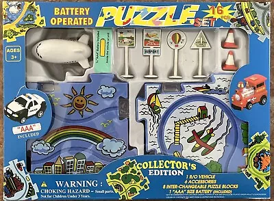 Collectors Edition Battery Operated Airplane 16 Piece Puzzle Set New In Open Box • $21.95