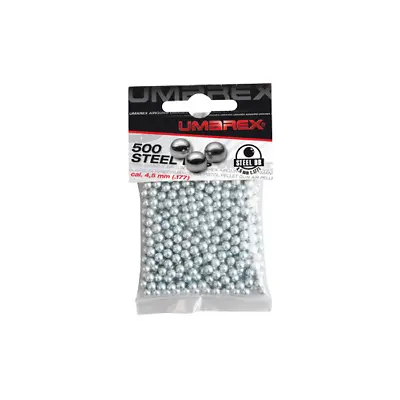 Umarex .177 / 4.5mm Polished Steel BB's Ammo Pellets Balls - Pack Of 500 • £6.99