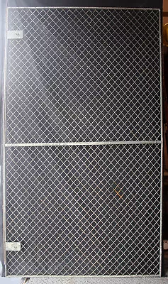 5avail 46x83 Vintage Steel Metal Fence Gate Door Panel Grille Industrial Factory • $199.99