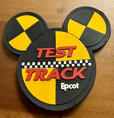 RARE VTG 2002 EPCOT Test Track Walt Disney World Mickey Ears Race Fridge Magnet • $14.95