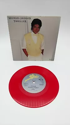 Michael Jackson 45 Record Thriller Rare Red Copy! • $29.99