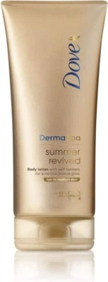 £5.34 • Buy Dove Fake Tan Lotion Cream Fair To Medium Gradual Self Tanning Cream 200 Ml