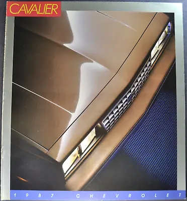 1987 Chevrolet Cavalier Brochure Z24 RS CL Convertible Wagon Excellent Original • $5.95