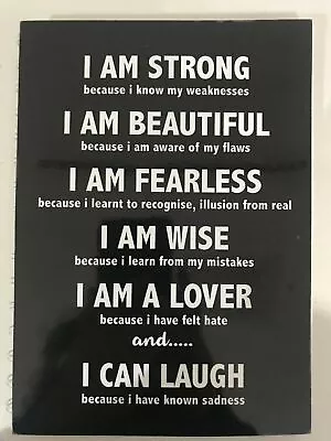 $14.95 • Buy 2022-2023 Year Diary I Am Strong Quote A5 WEEK TO VIEW
