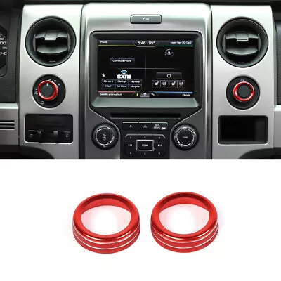 4WD Four-wheel Drive Switch Knob Ring Trim Cover For Ford F150 Raptor 09-14 Red • $9.99