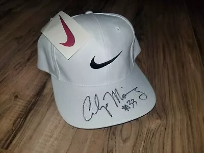 Alonzo Mourning Vtg Nike Snapback Hat Autograph Charlotte Hornets Miami Heat NBA • $39.99