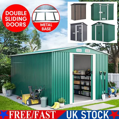 Metal Garden Shed 6 X 4 8 X4 5 X 3ft Garden Storage House With Base Foundation • £49.59