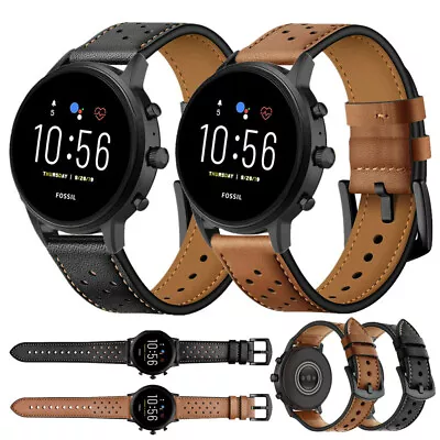 £7.99 • Buy Replacement Leather Watch Band Strap For Fossil Gen 5 Carlyle Julianna Garrett