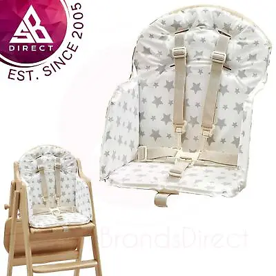 £15.93 • Buy East Coast Baby's Highchair Insert│Padded Cushion│Feeding Chair Seat Cover│Grey