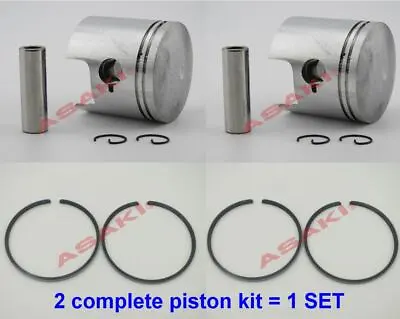 For SUZUKI 30HP Piston Kit 12110-96350 12110-96351 12110-96353 0.50+ Ring X2 • $76.20