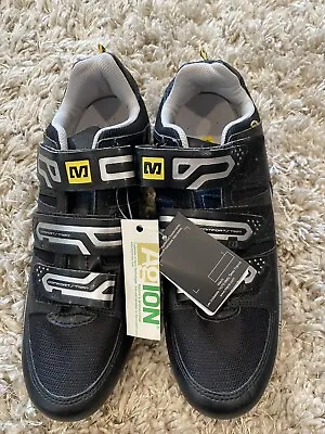 Cycling  Shoes MAVIC ERGO Fit 2D Men's Bike Bots Size 9 Black Gray • $50