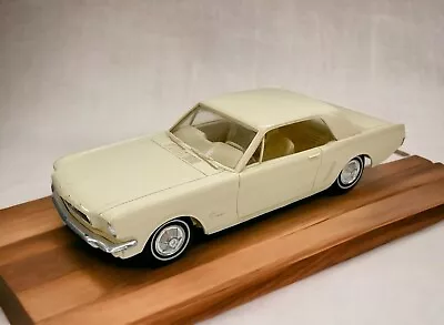 1965 Ford Mustang Hardtop Wimbledon White 1:25 Promo Model - Excellent Condition • $79