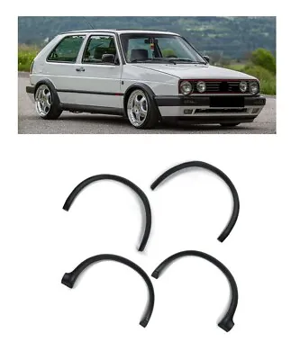 Black Euro Fender Flares Wheel Arch Set For VW MK2 Golf CL GL KAT 85-88 NOT G60 • $129.95