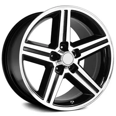 20  IROC Wheels Black Machined 5-lugs Rims And Tires Package With TPMS • $2299
